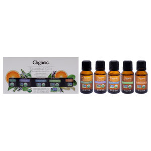 Organic Aromatherapy Set by Cliganic 5 Pc
